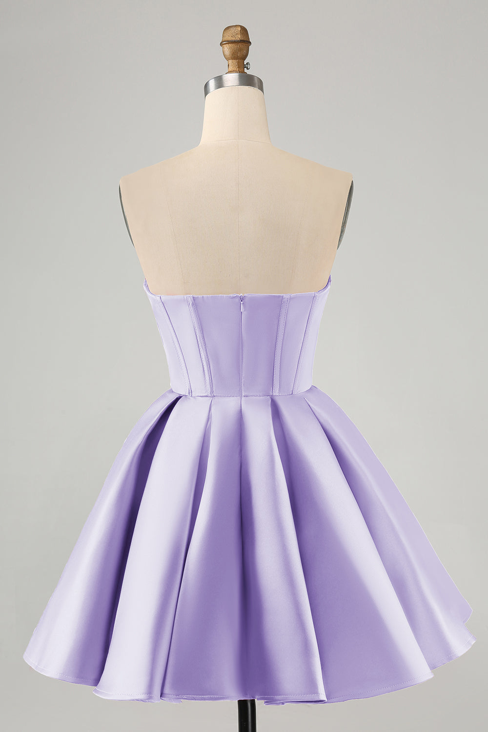 Śliczna Linia Dekolt W Kształcie Serca Gorset Fuksja Sukienki Koktajlowe Z Koralikami