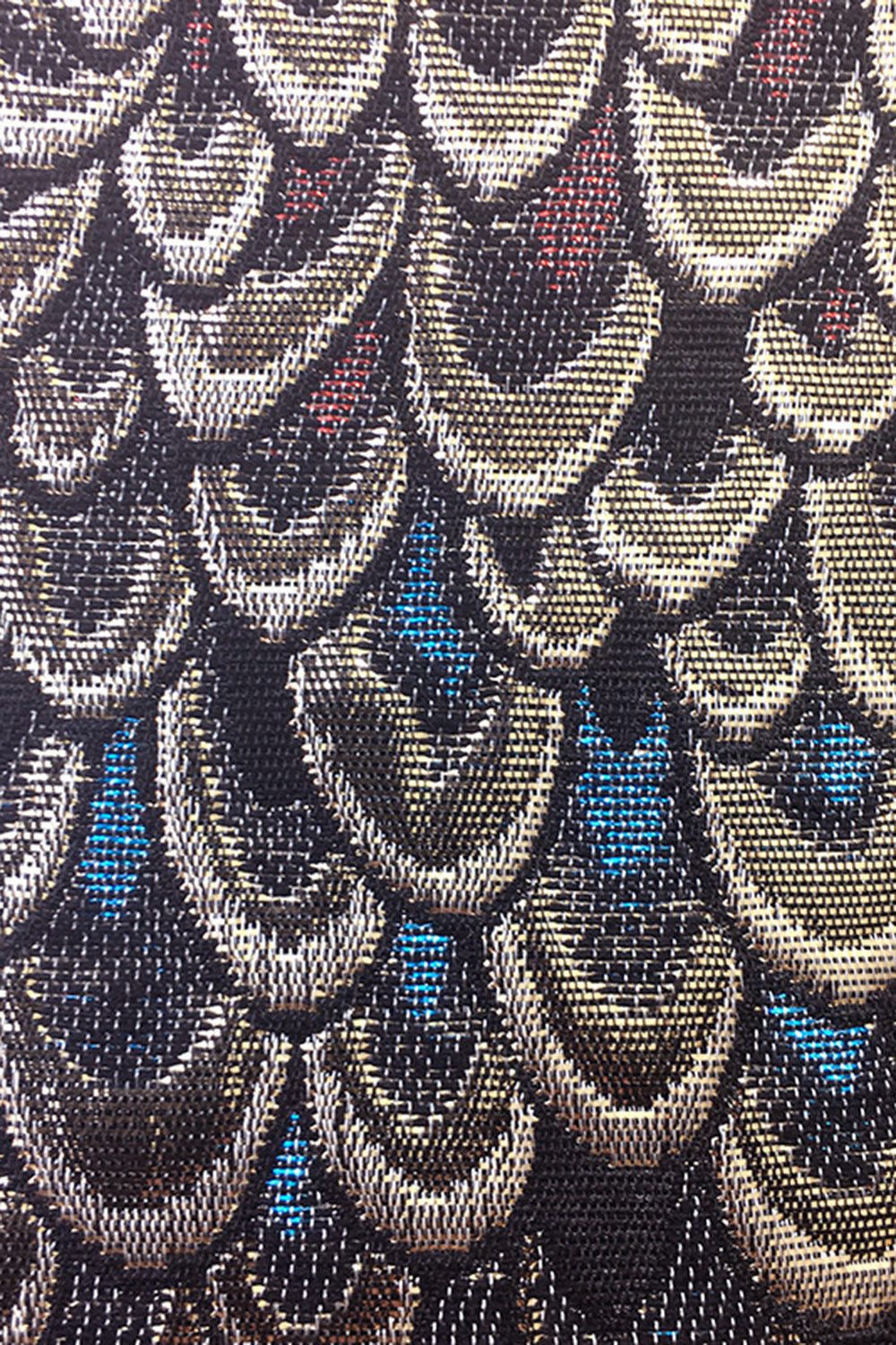 Złota Szalowy Kołnierz Marynarka Męska Z Haftem