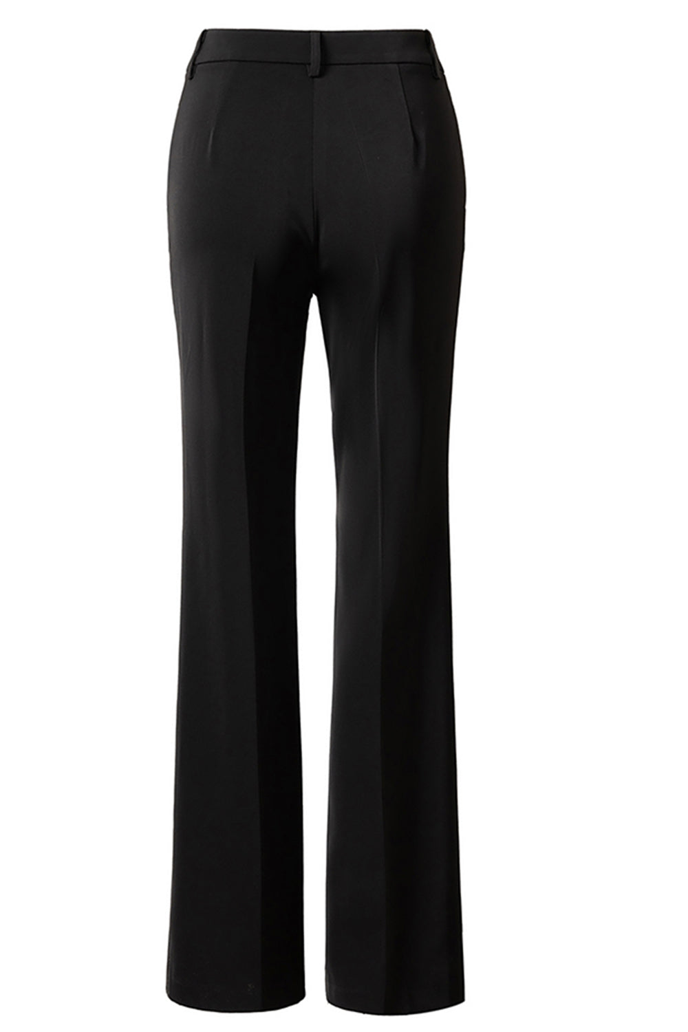 Czarne 2-częściowe damskie garnitury wizytowe z klapami szczytowymi