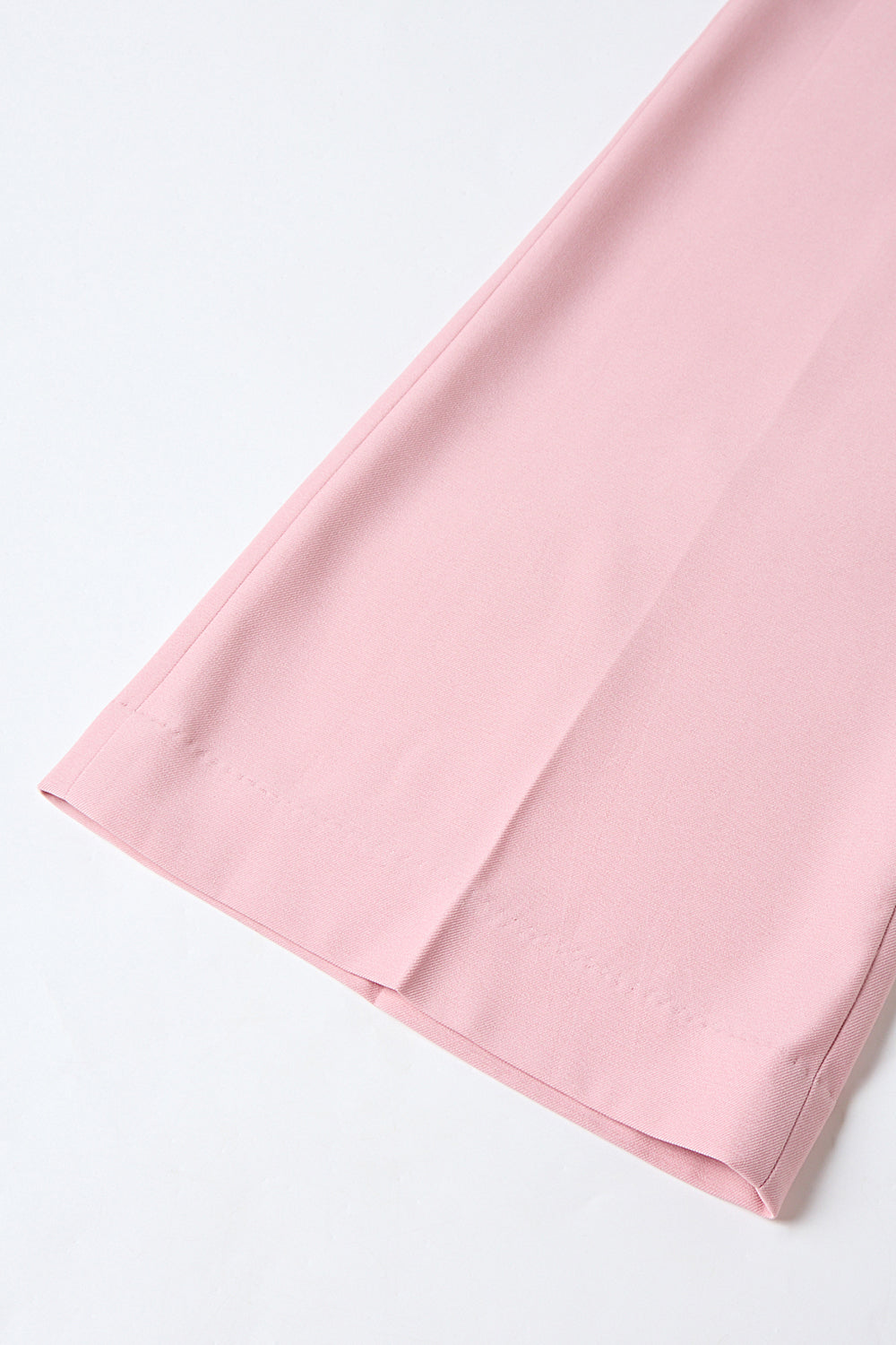 Różowy Dwurzędowy 2-Częściowy Garnitur Damski