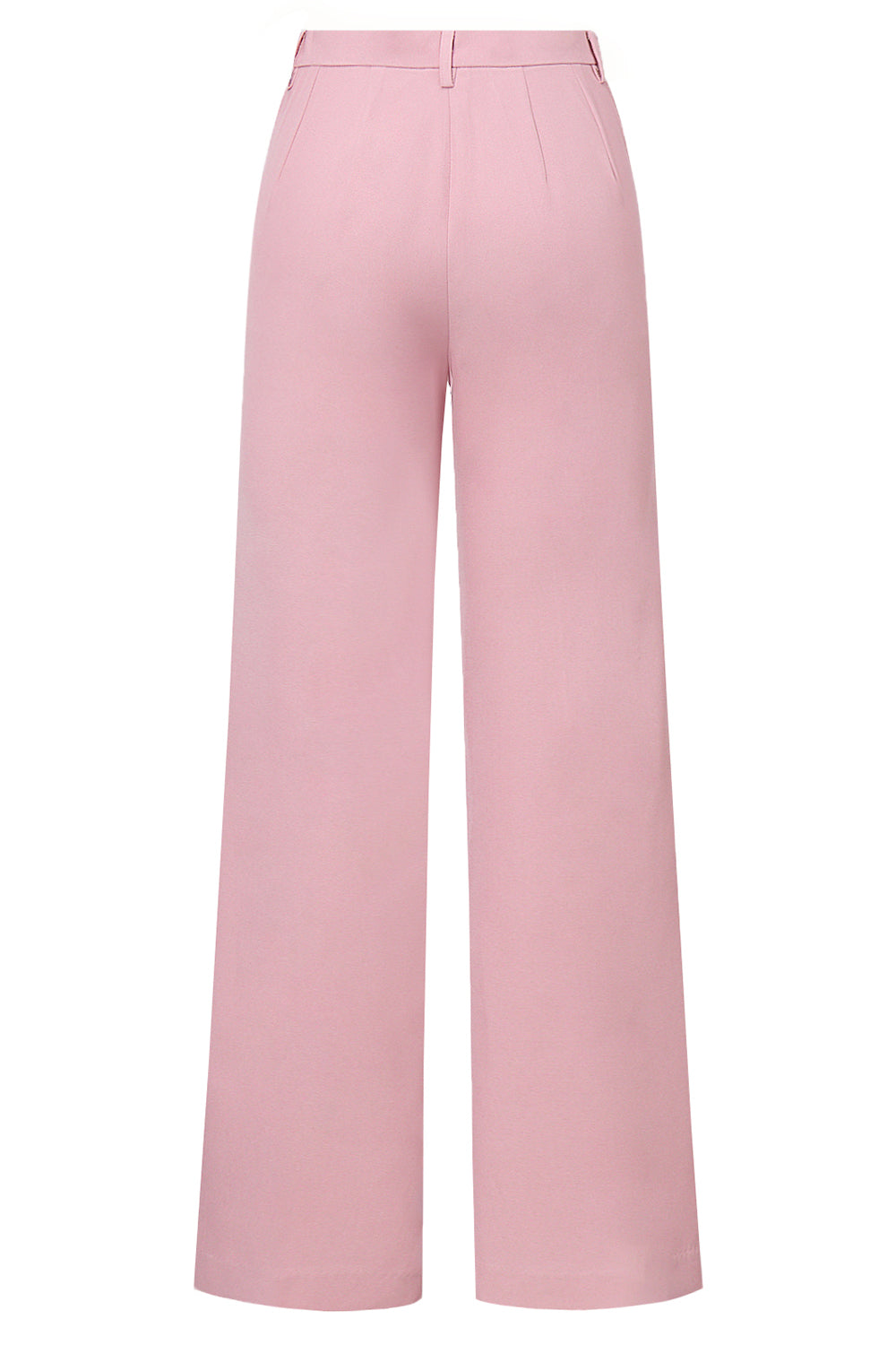 Różowy Dwurzędowy 2-Częściowy Garnitur Damski