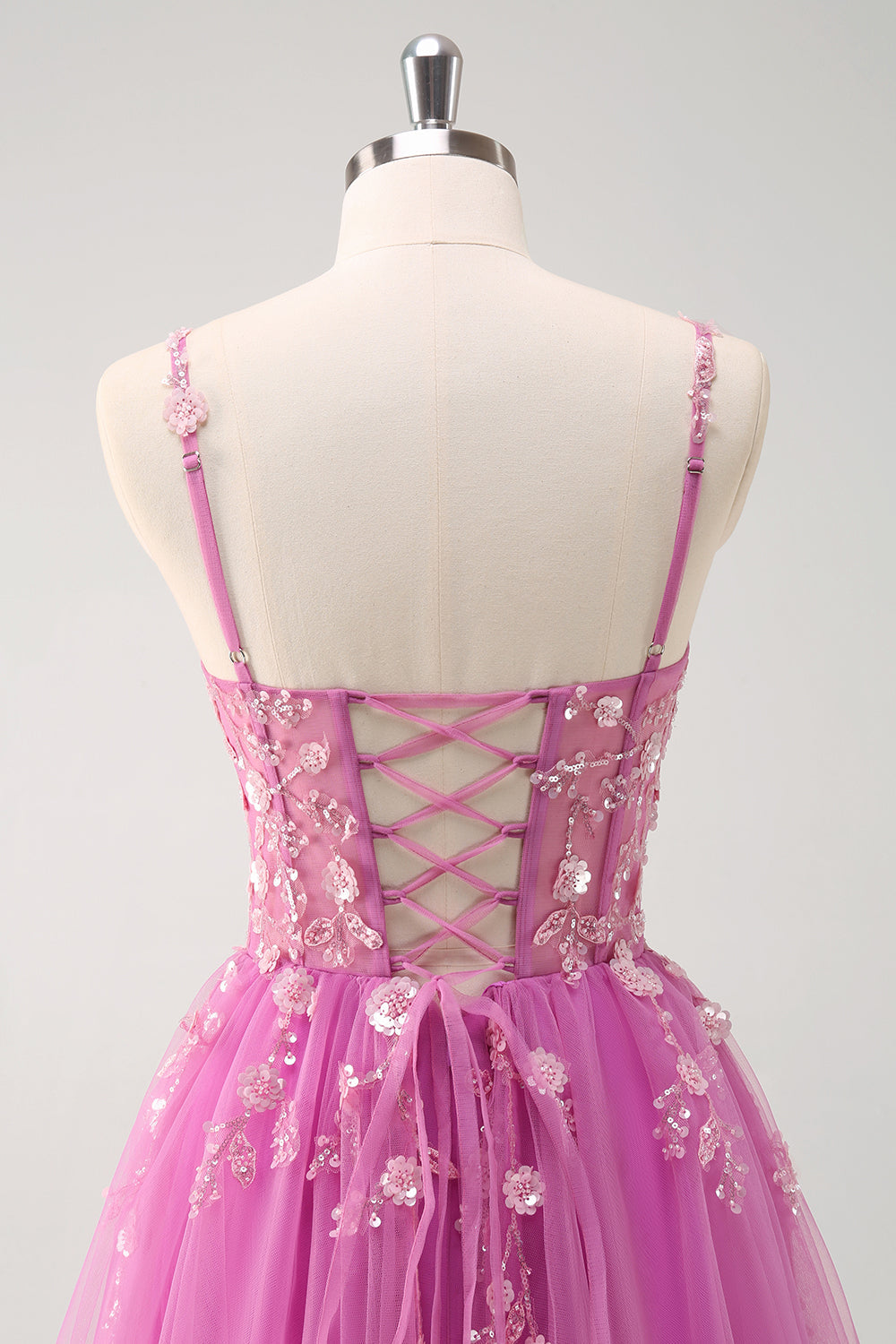 Błyszcząca Zielony Gorset Długa Tiulowe Sukienki Na Studniówke W Róże