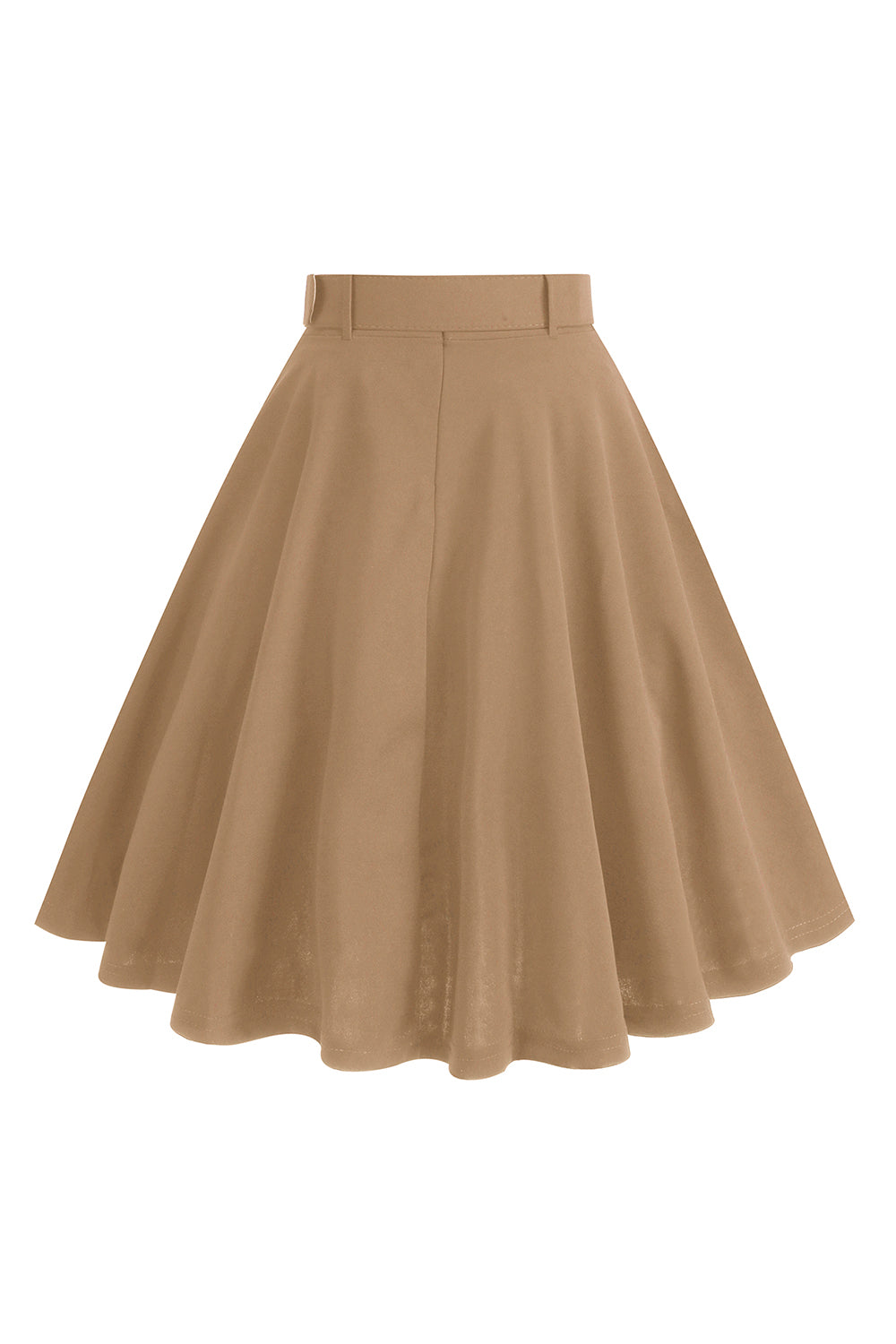 Spódnica Midi Z Guzikami Z Przodu Linii A Line