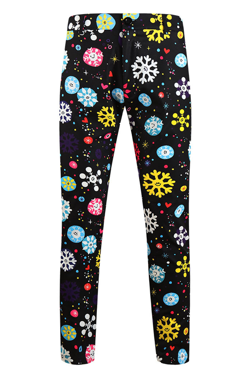 płatek śniegu 3-częściowy męski garnitur świąteczny