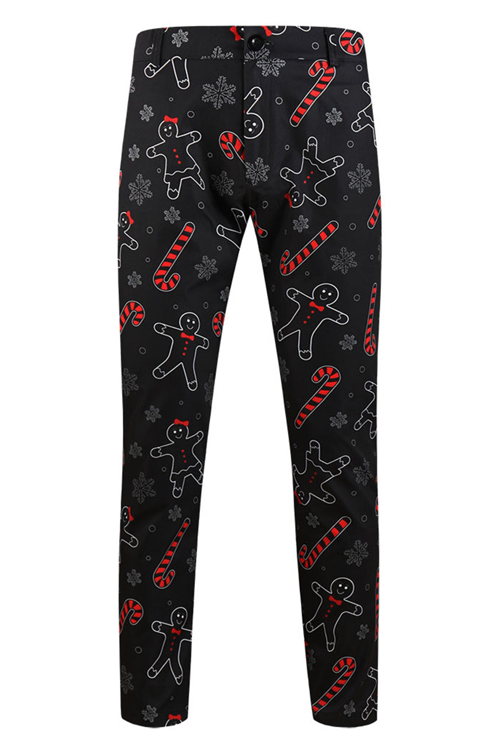 świąteczny płatek śniegu z nadrukiem formalny 3-częściowy męski garnitur