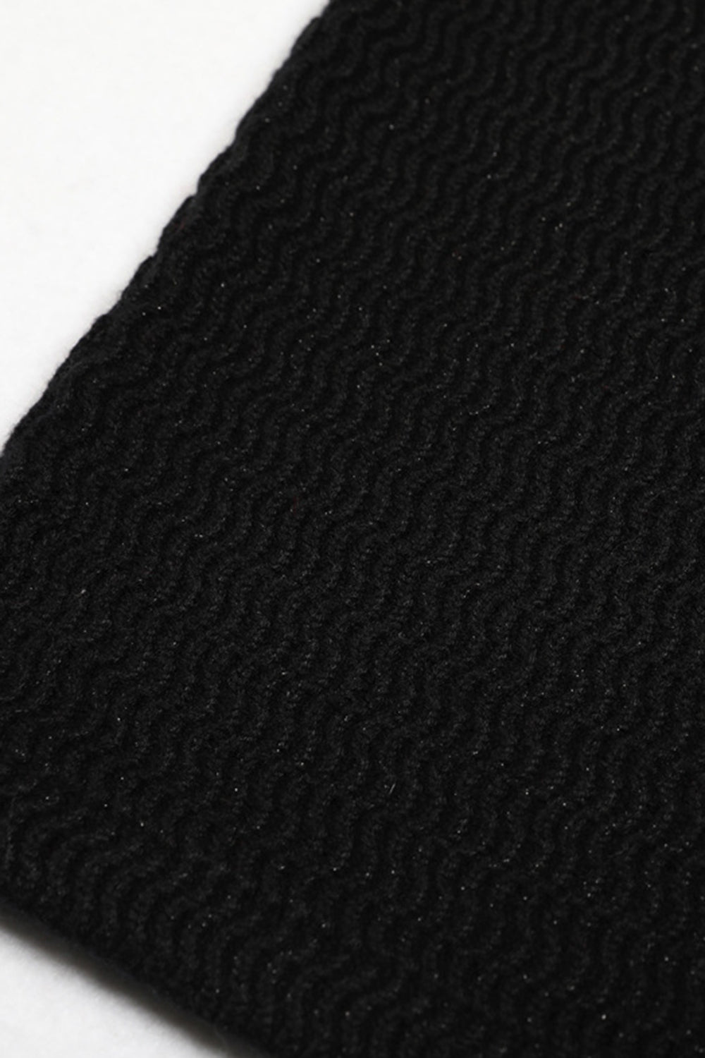 Czarne 2-częściowe garnitury damskie z cyrkoniami