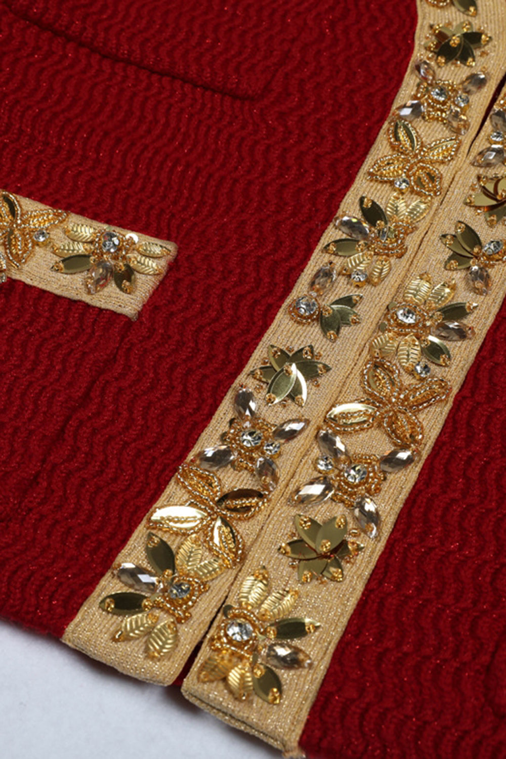 Czarne 2-częściowe garnitury damskie z cyrkoniami