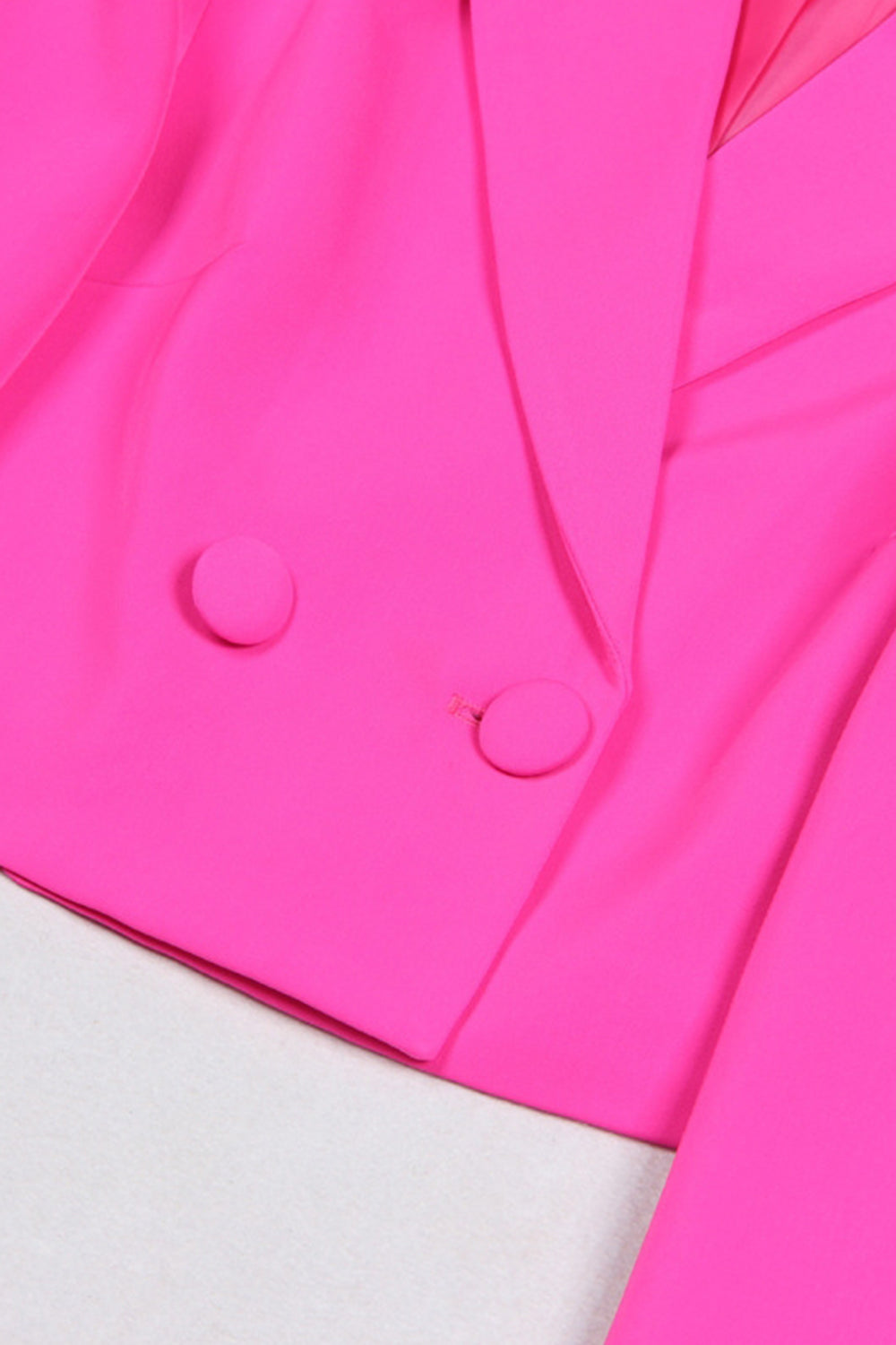 Czarne 2-częściowe krótkie damskie garnitury balowe z klapami w kształcie szczytu z piórem