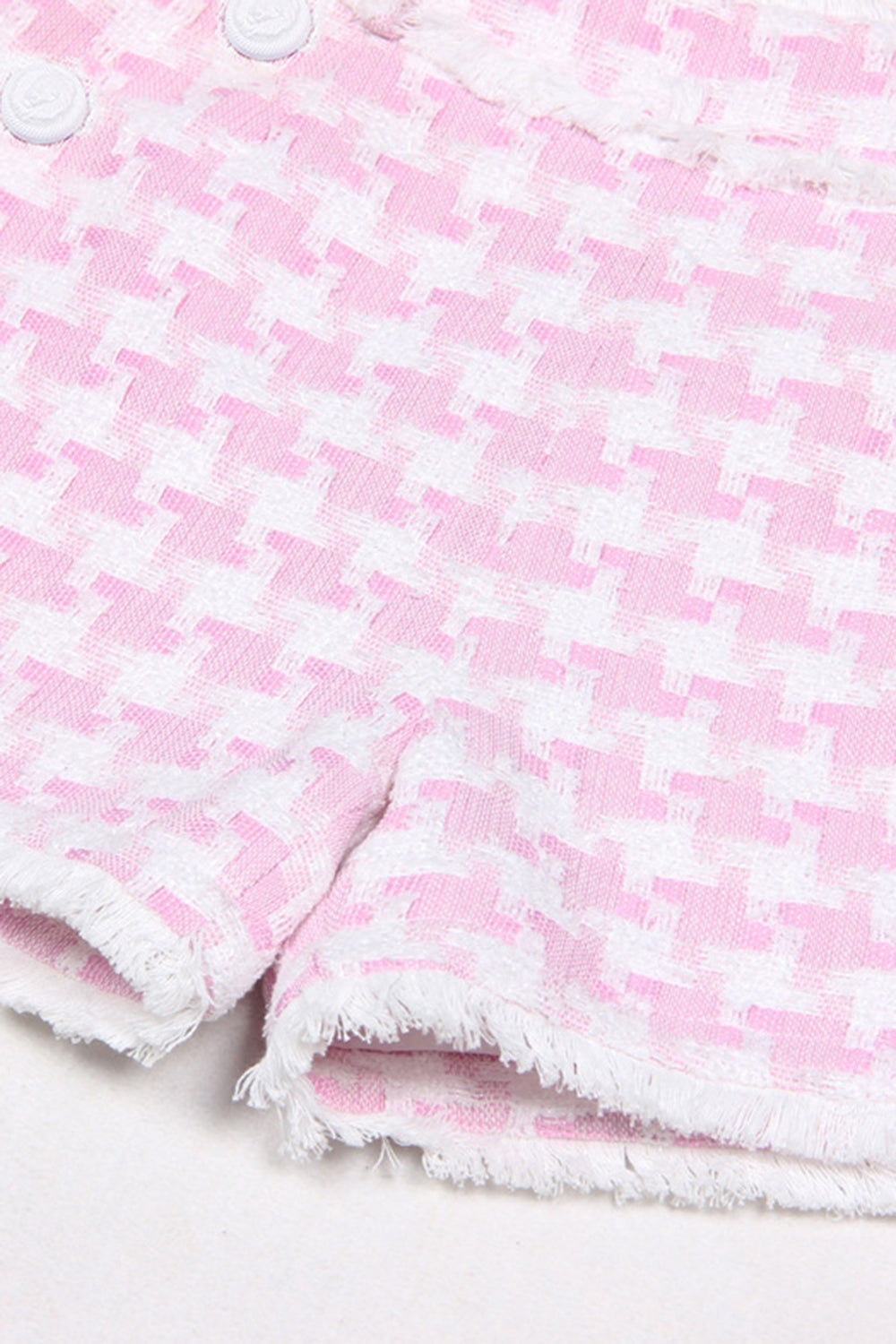 Różowe 2-częściowe dwurzędowe damskie garnitury balowe z klapami z klapami z kieszeniami