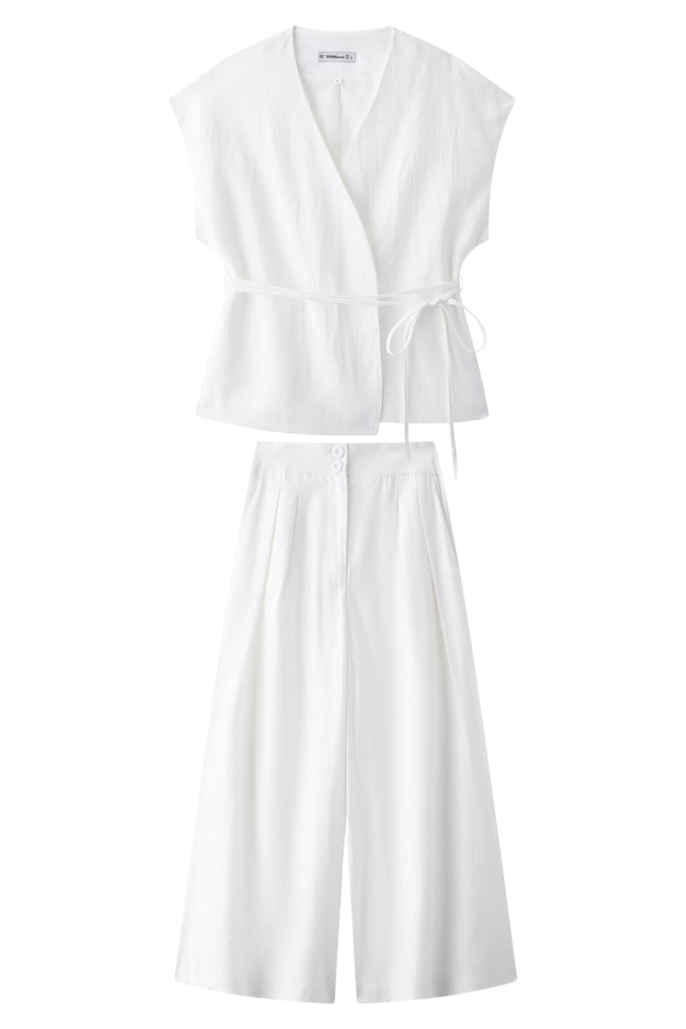 Czarne 2-częściowe damskie garnitury balowe bez rękawów ze sznurkami