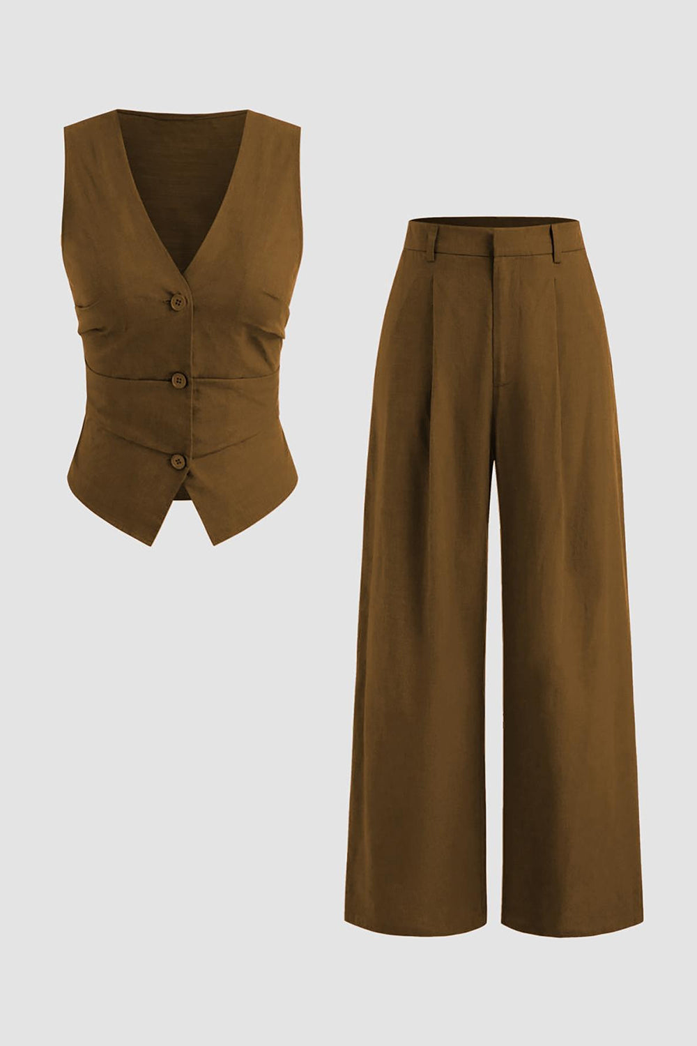 Granatowe 2-częściowe satynowe damskie garnitury balowe bez rękawów