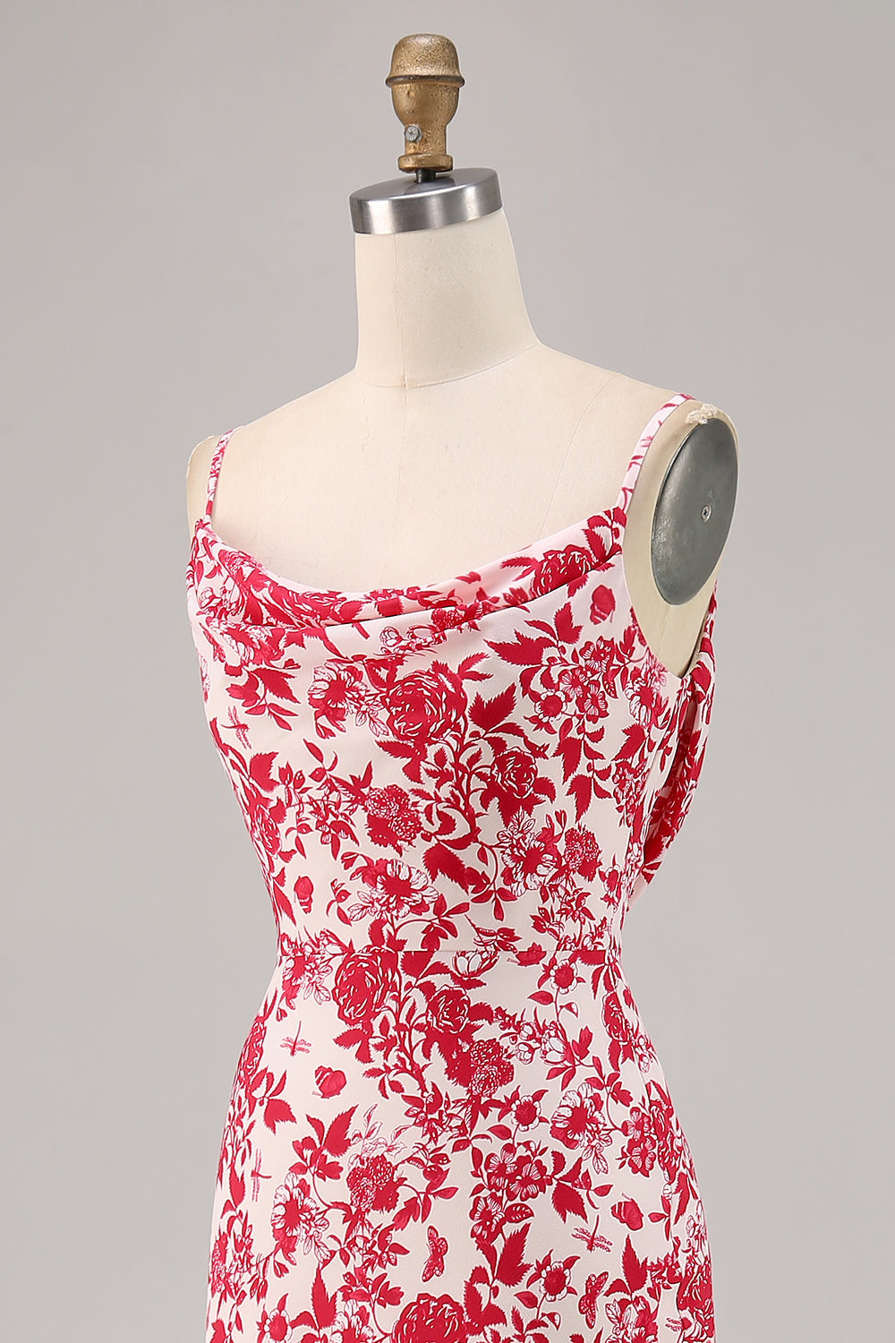 Niebieski Kwiat Kaptur Szyja Syrenka Długa Sukienki Na Wesele