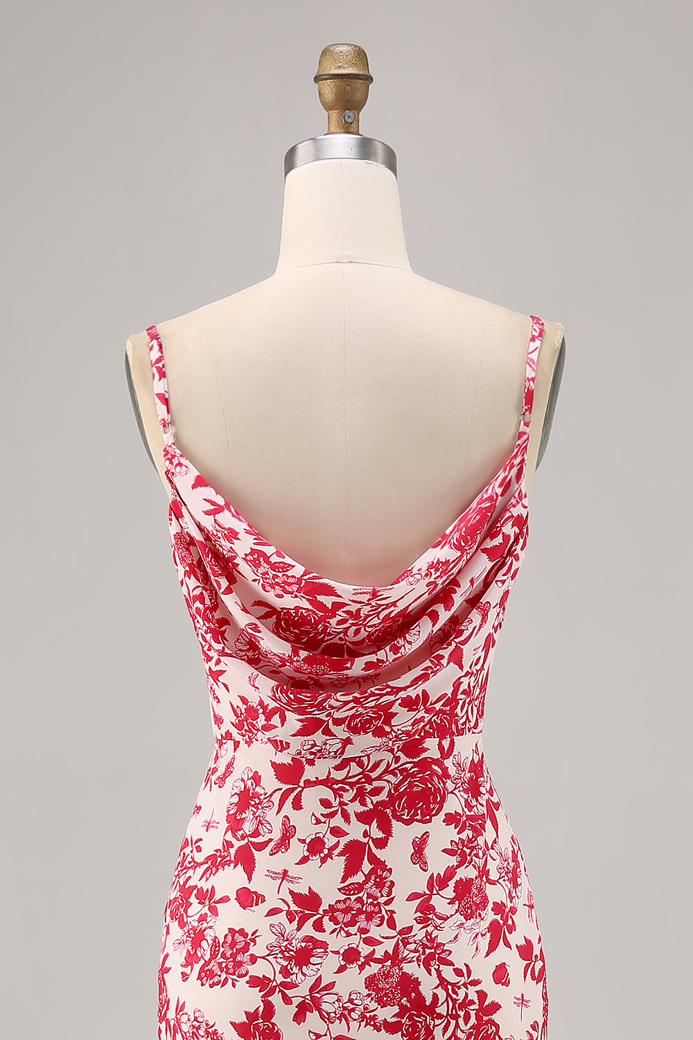 Niebieski Kwiat Kaptur Szyja Syrenka Długa Sukienki Na Wesele