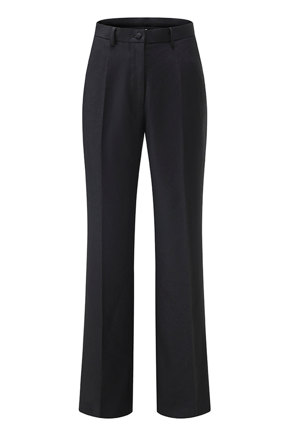 Czarne 2-częściowe garnitury damskie w panterkę Slim Fit