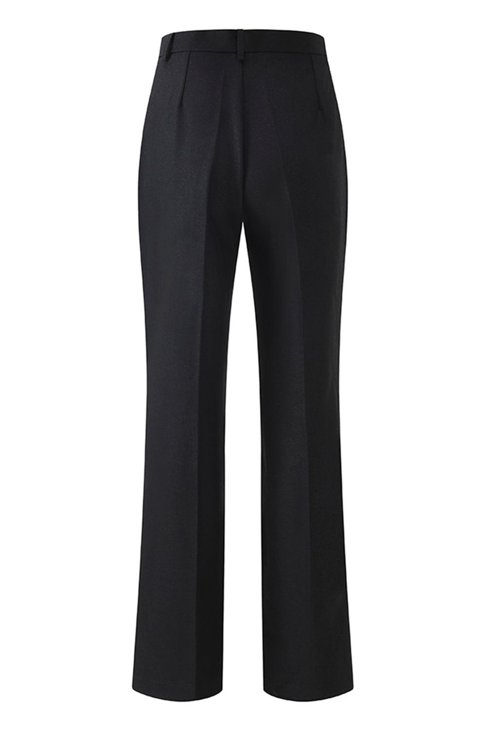 Czarne 2-częściowe garnitury damskie w panterkę Slim Fit