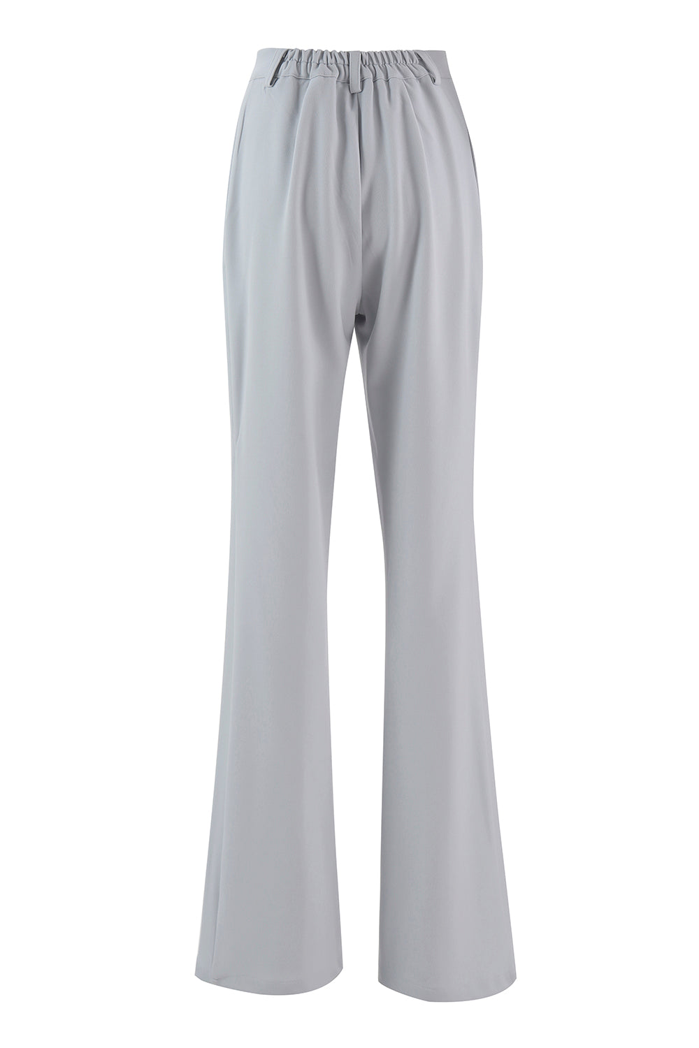 Srebrny 2-częściowy dwurzędowy klapa w szpic Slim Fit damski garnitur