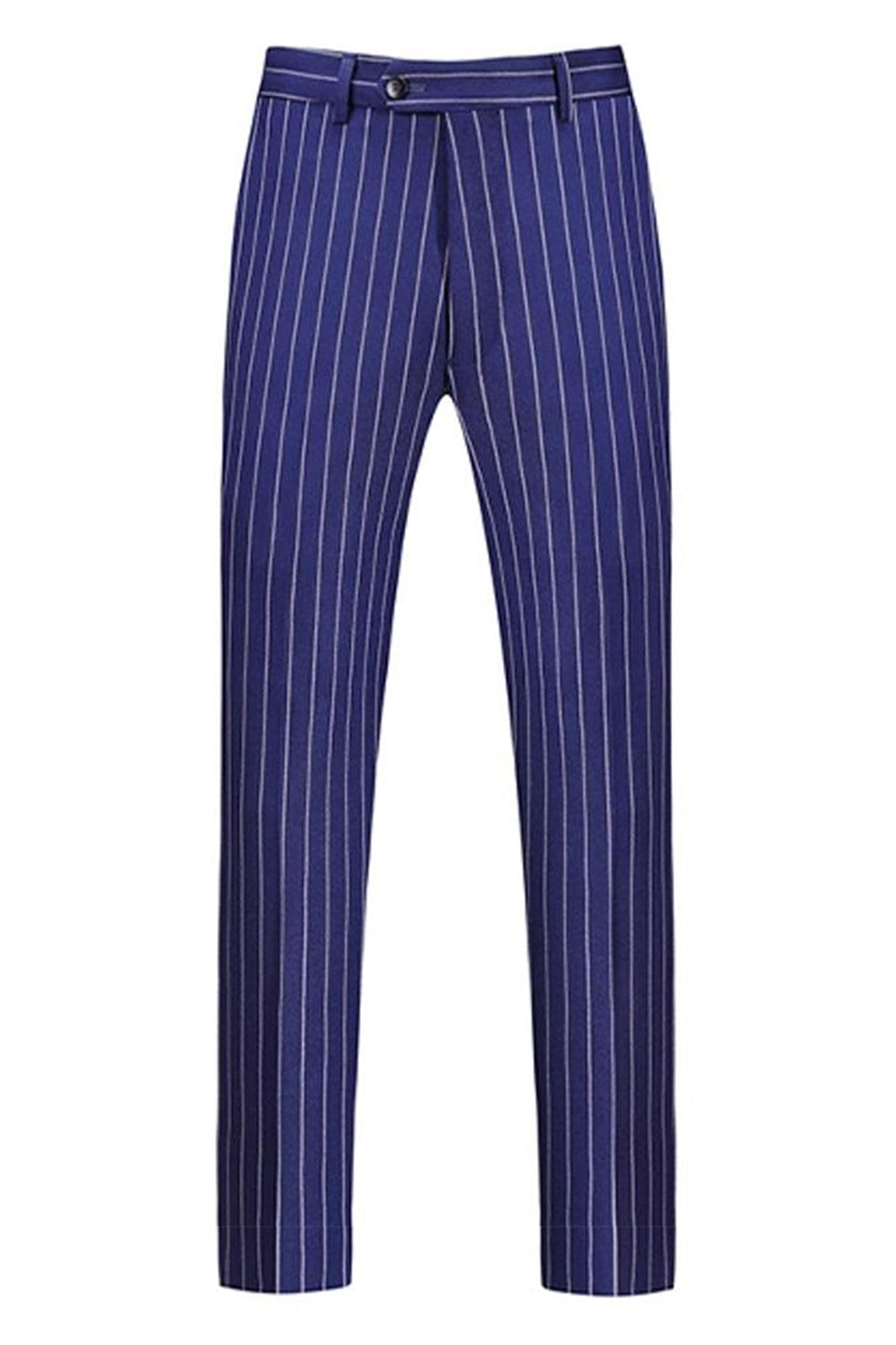 2-częściowe męskie garnitury z klapami Blue Peak Lapel