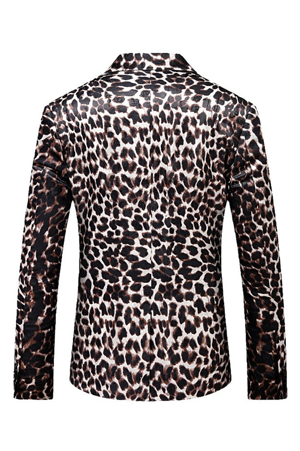 Leopard Peak Lapel 2-częściowe męskie garnitury na studniówkę