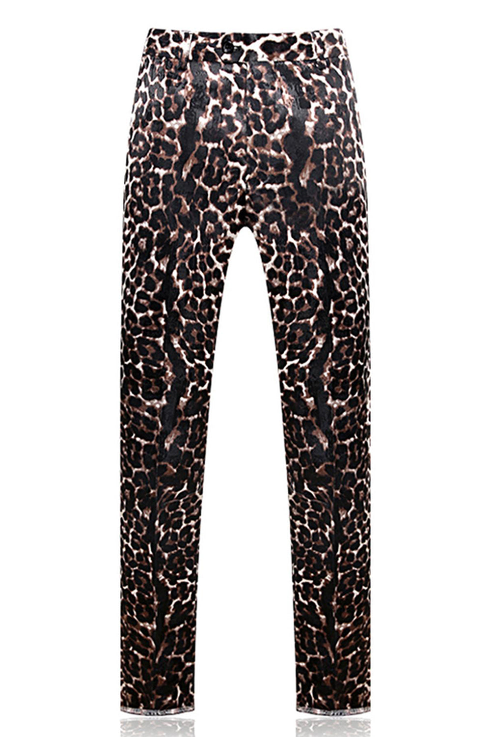 Leopard Peak Lapel 2-częściowe męskie garnitury na studniówkę