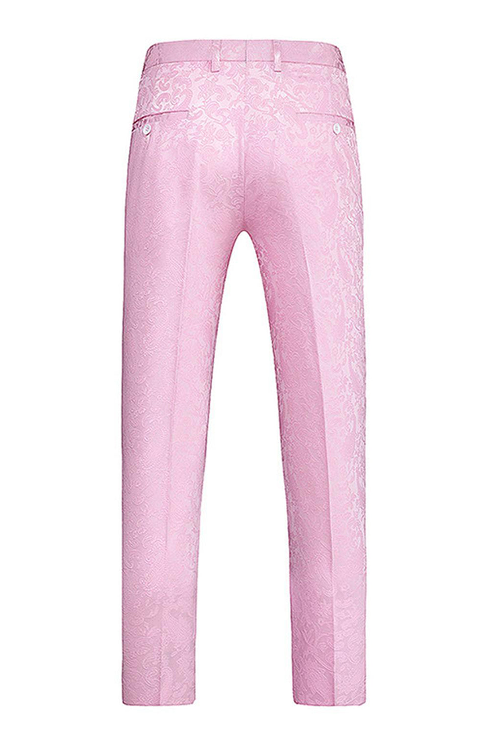 Różowy nadruk Peak Lapel 3-częściowe męskie garnitury na studniówkę