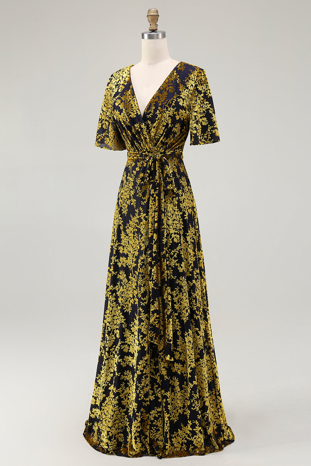 Burgundia Aksamitna Sukienki Na Wesele Dla Mamy z Krótki Rękaw