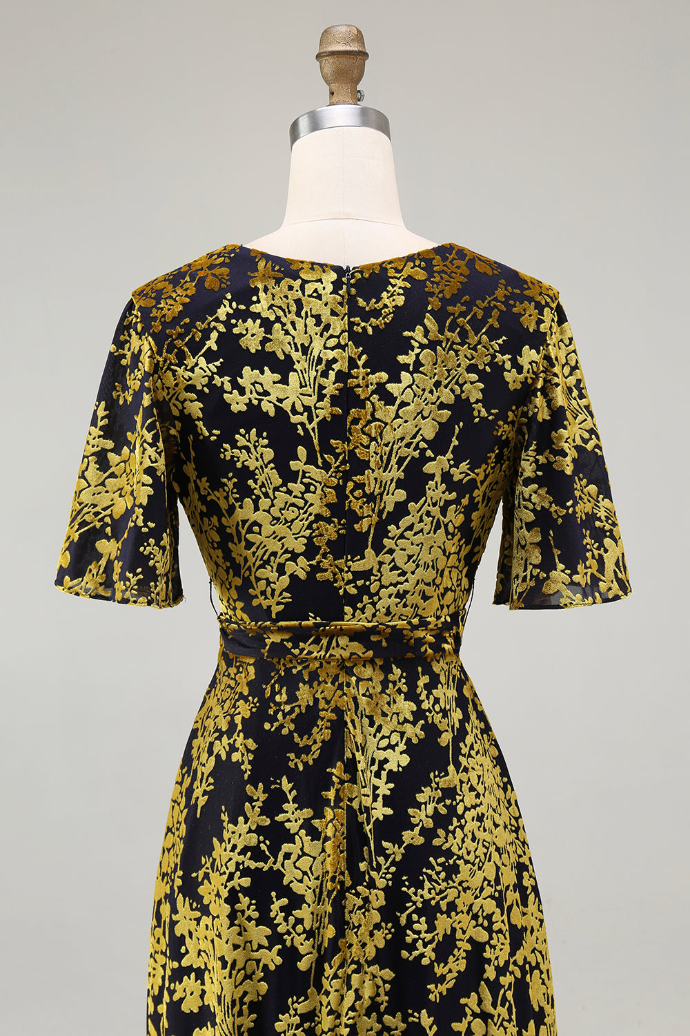 Burgundia Aksamitna Sukienki Na Wesele Dla Mamy z Krótki Rękaw