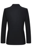 2-częściowe czarne garnitury męskie z klapami w kształcie szpiku slim fit