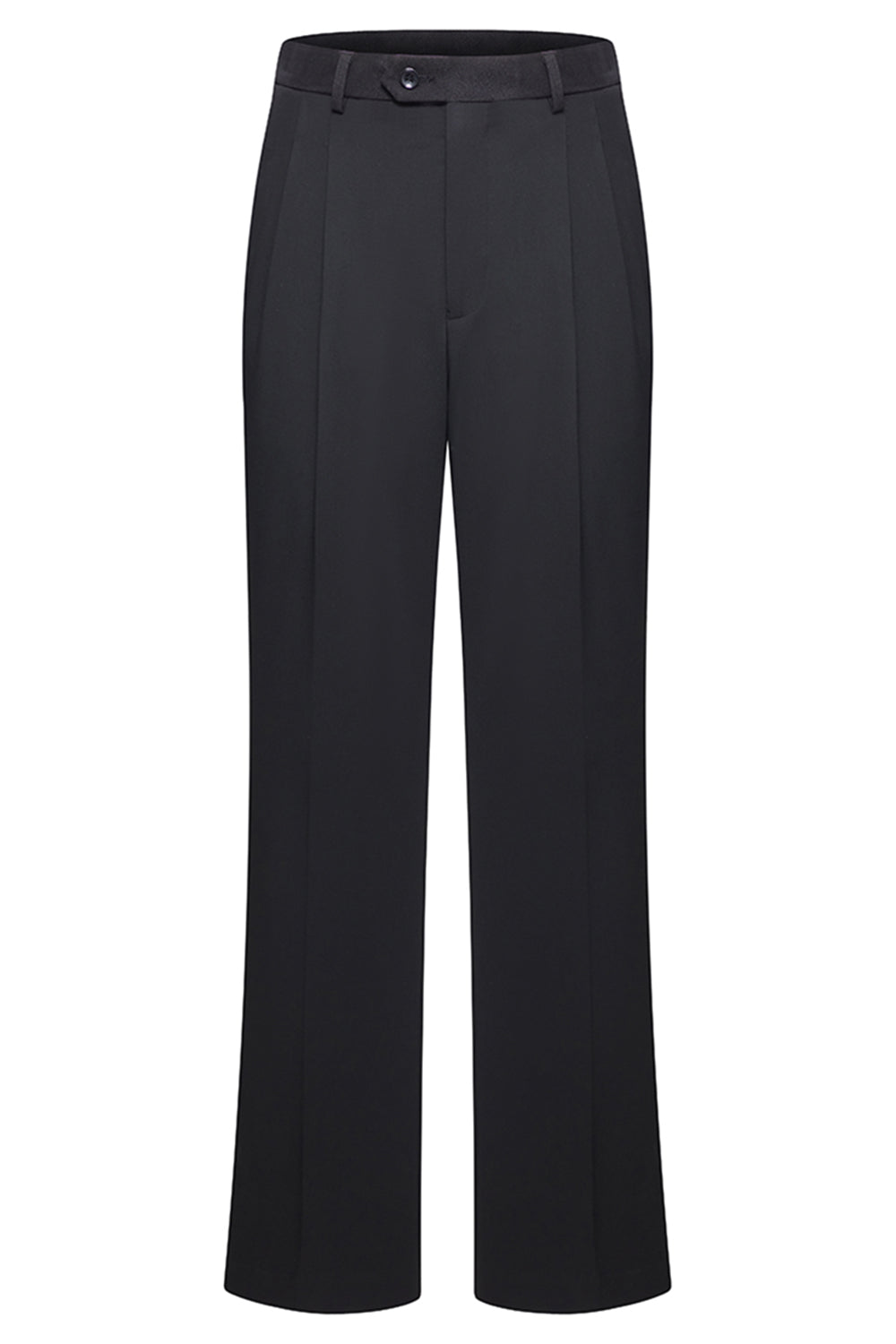 2-częściowe czarne garnitury męskie z klapami w kształcie szpiku slim fit