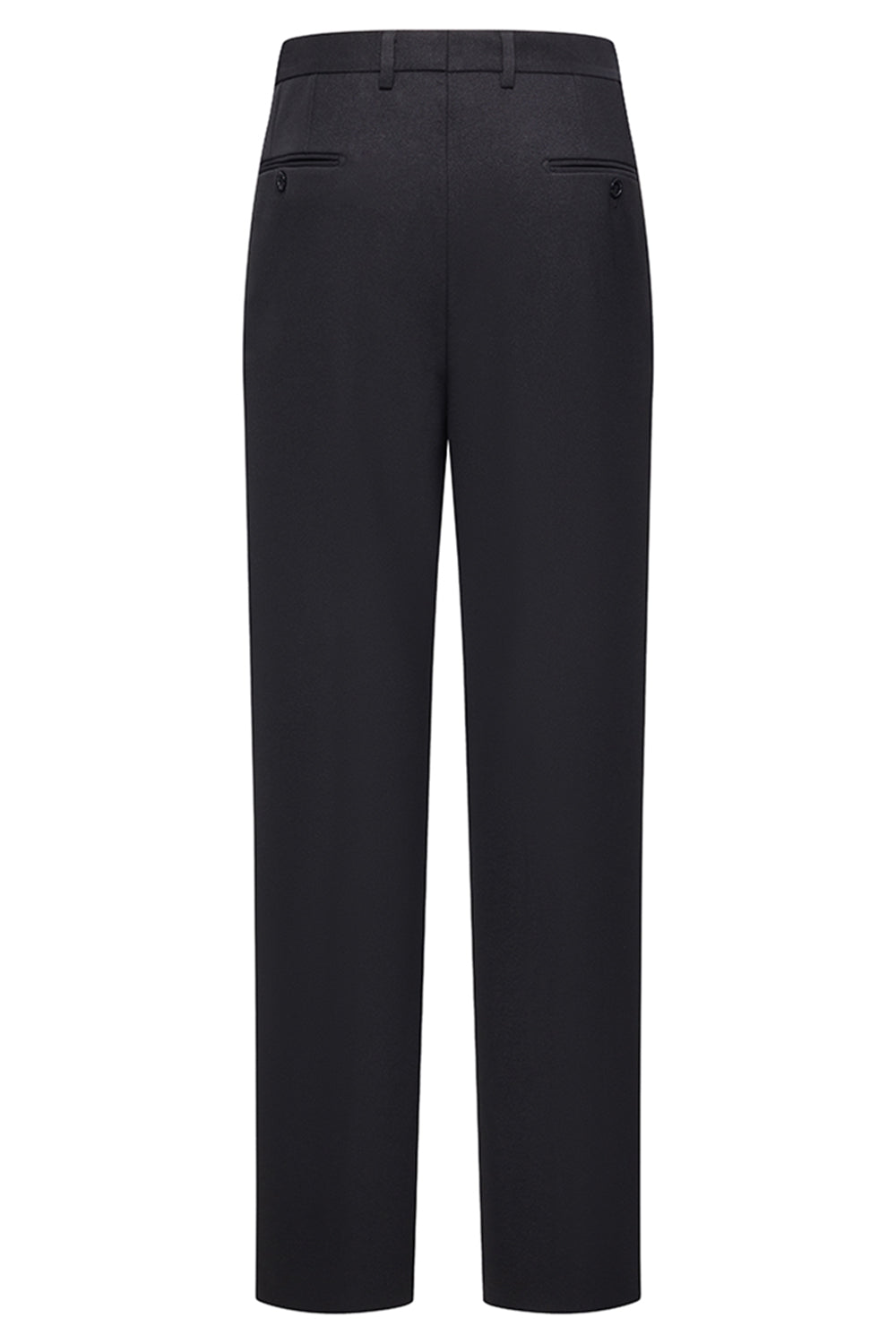 Slim Fit Czarne 2-częściowe dwurzędowe męskie garnitury z klapami w szpic