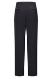 Slim Fit Czarne 2-częściowe dwurzędowe męskie garnitury z klapami w szpic