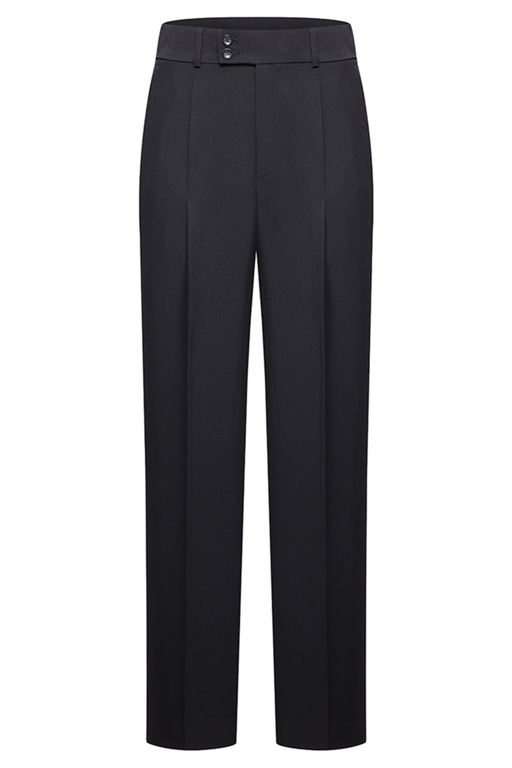 Slim Fit Peak Lapel 2-częściowe czarne garnitury męskie