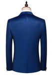Blue Peak Lapel 2-częściowe garnitury balowe slim fit