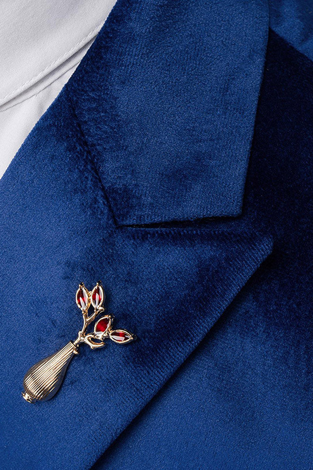 Blue Peak Lapel 2-częściowe garnitury balowe slim fit