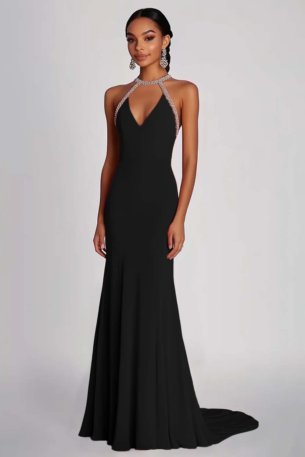 Płaszczowa Różowa Wiązana Na Szynie Długa Szyfonowa Sukienka Wizytowa