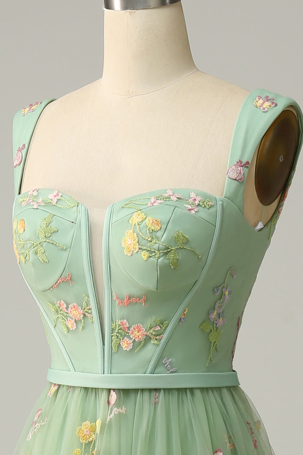 Szampańska Długie Tiulowe Sukienka Na Studniówkę