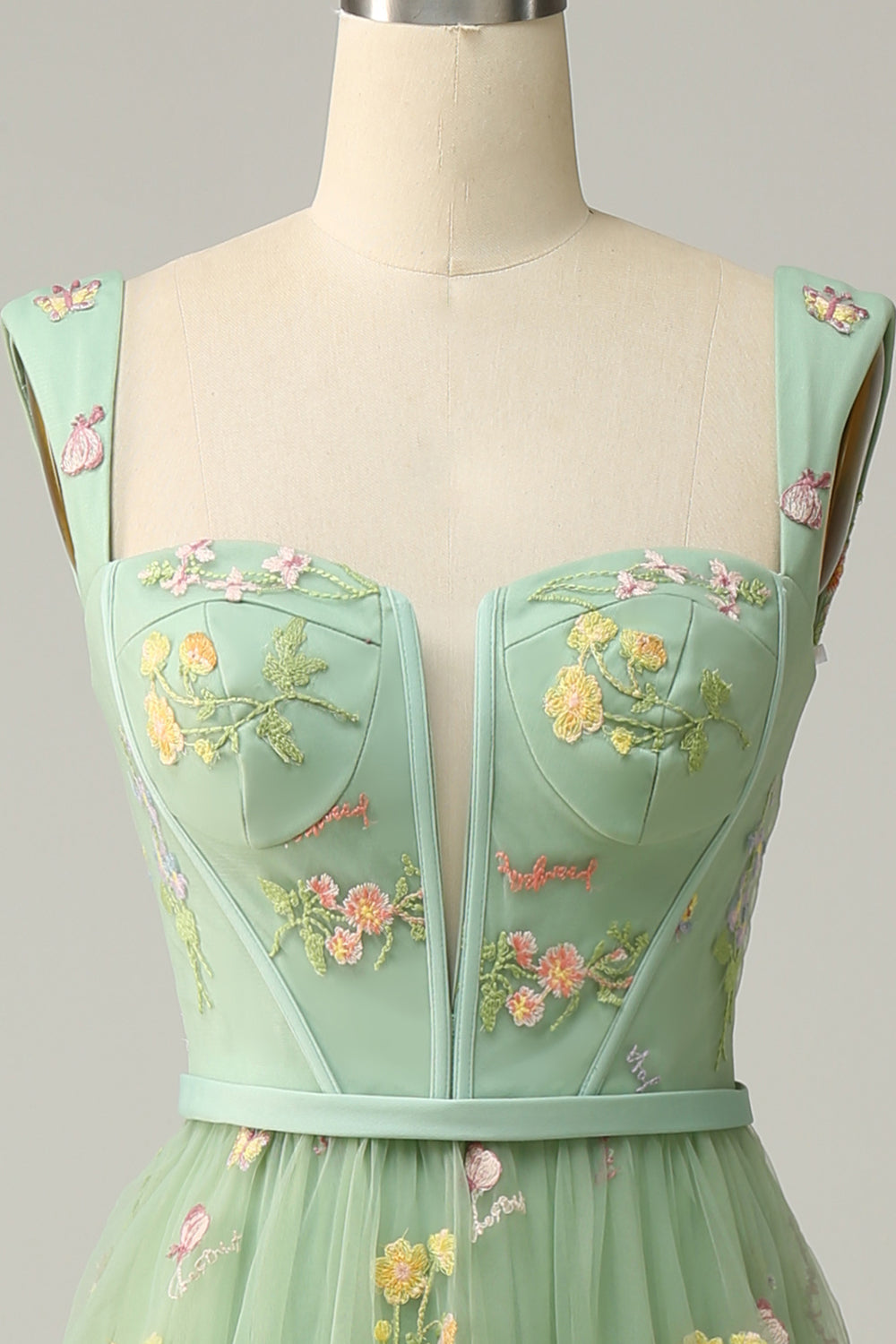 Szampańska Długie Tiulowe Sukienka Na Studniówkę