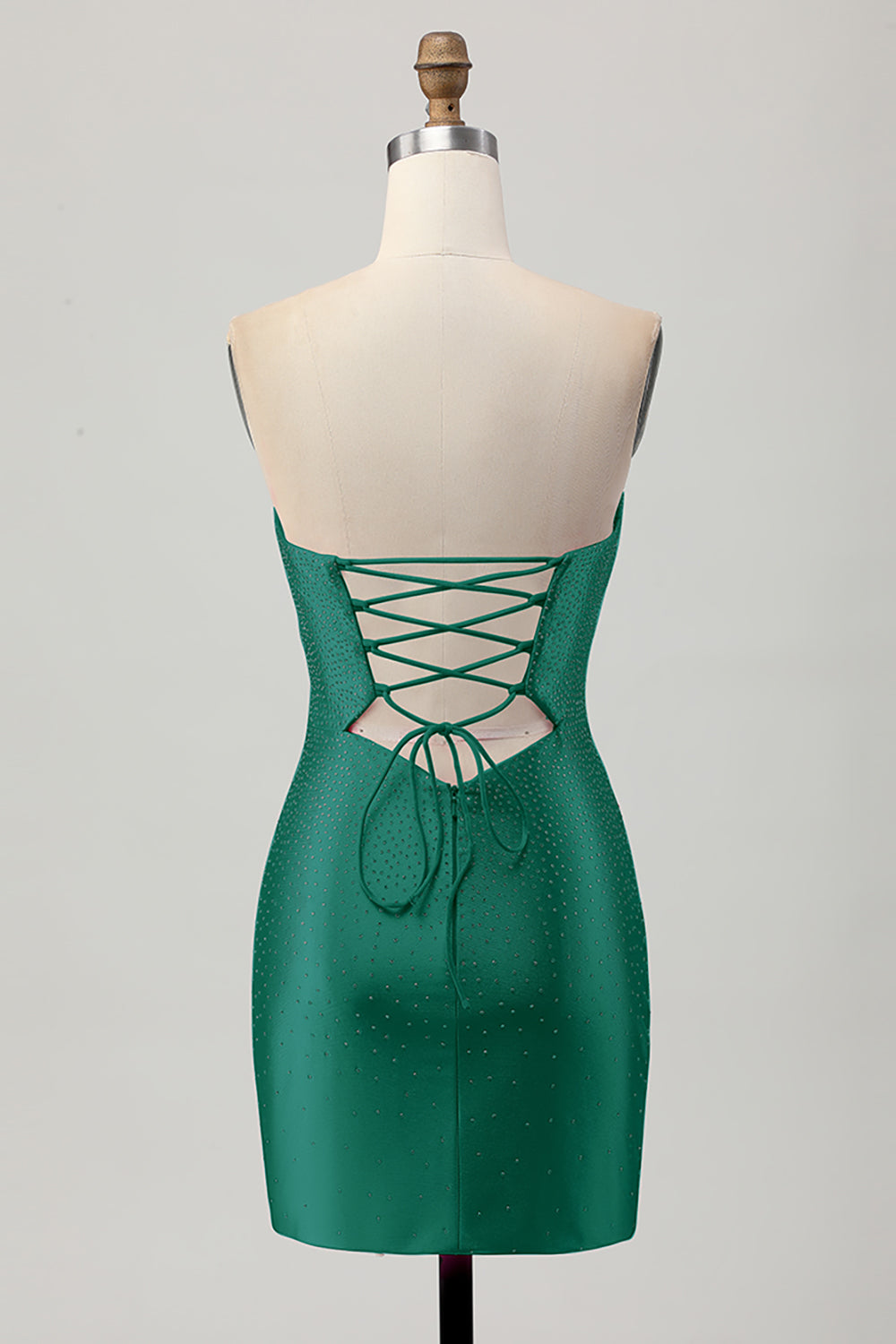 Czerwony sukienka bodycon z wycięciami na ramiączkach