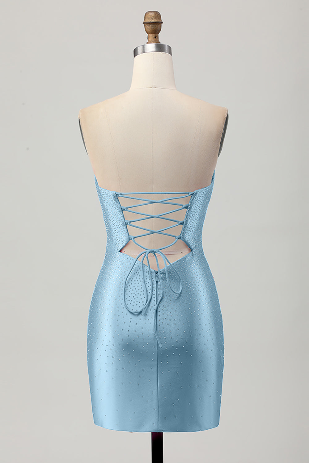 Czerwony sukienka bodycon z wycięciami na ramiączkach