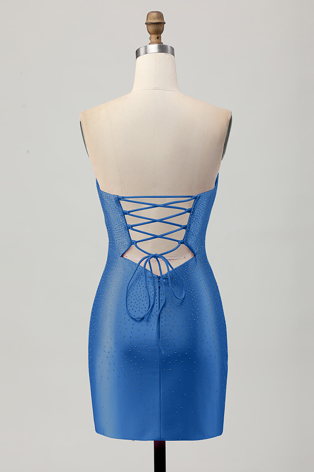 Czerwony sukienka bodycon z wycięciami na ramiączkach