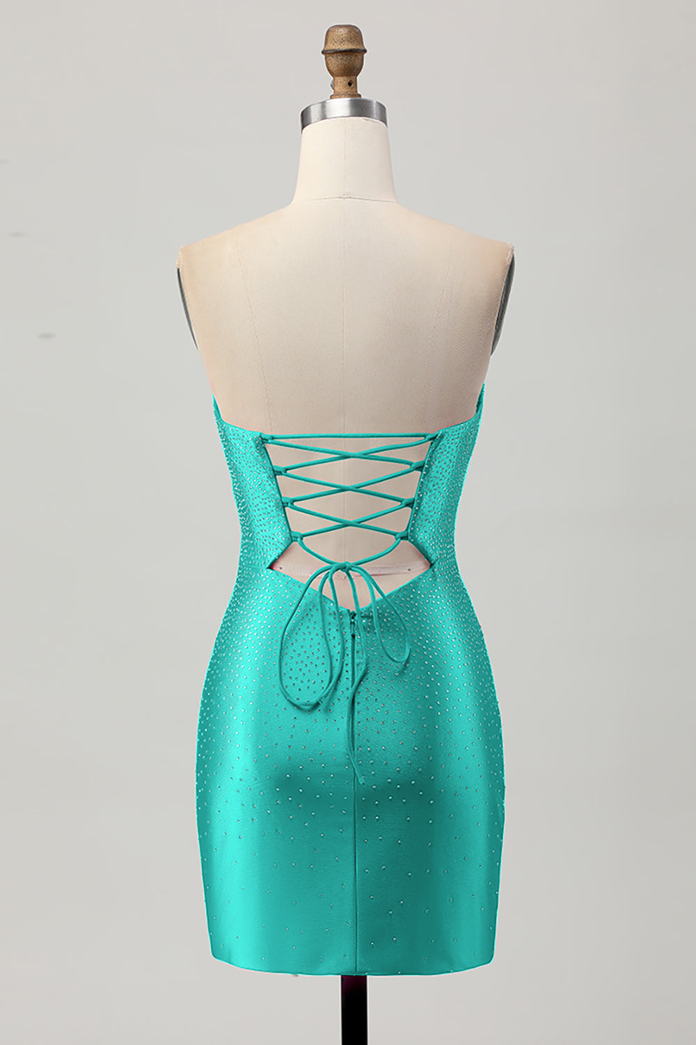 Fuksjowa sukienka bodycon z wycięciami na ramiączkach