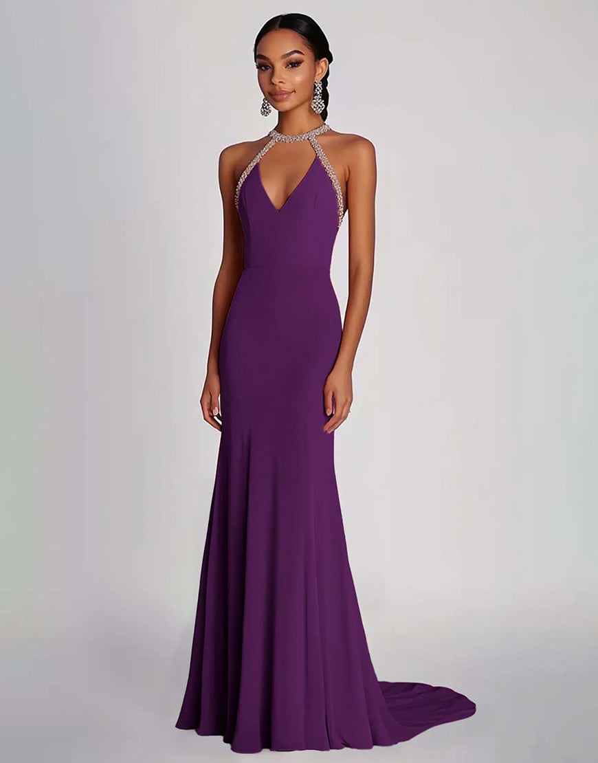 Płaszczowa Zakurzona Szałwia Wiązana Na Szynie Długa Szyfonowa Sukienka Wizytowa