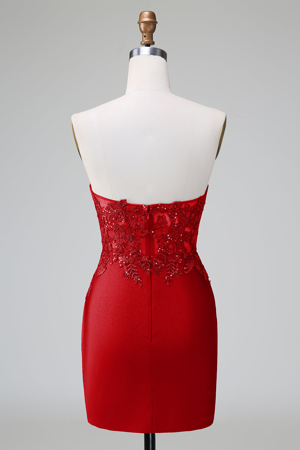 Błyszcząca Ciemnozielona Dekolt W Kształcie Serca Sukienki Koktajlowe Z Gorsetem