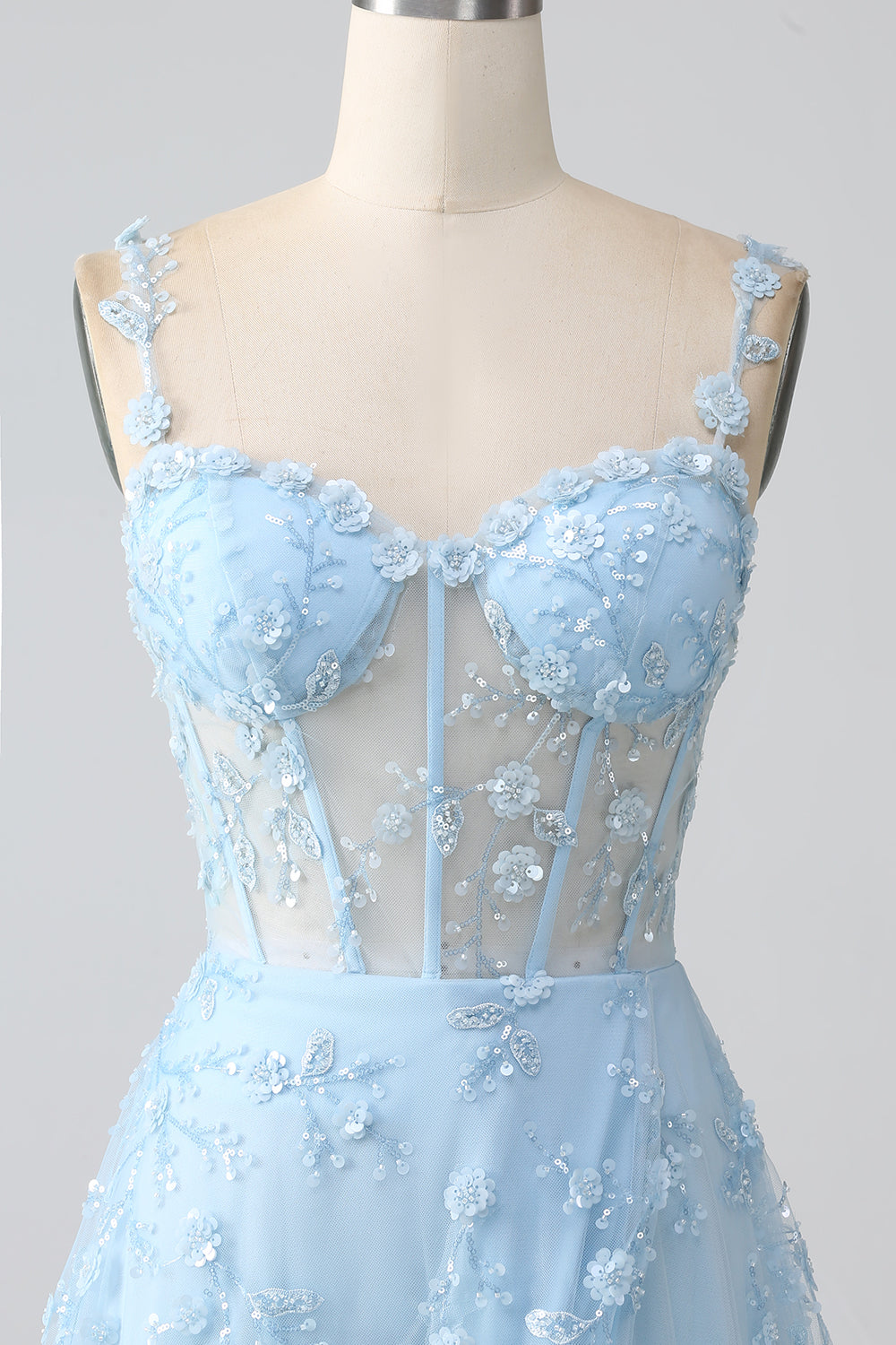 Błyszcząca Rumieniec Kwiat Gorset Księżniczkowa Sukienka Na Studniówkę z Cekinowe