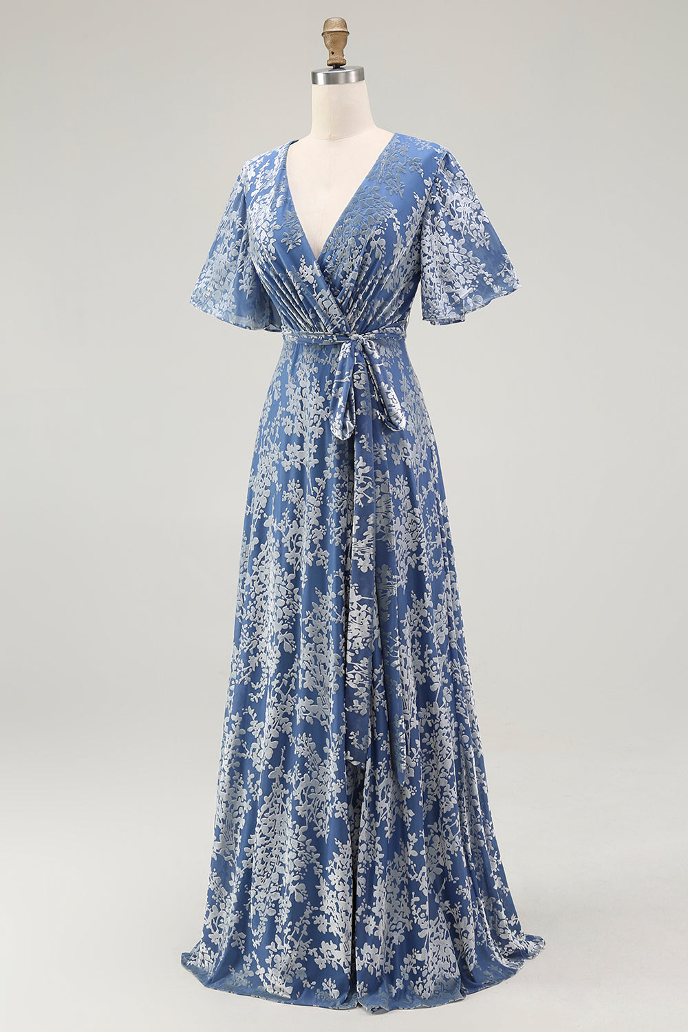 Burgundia Aksamitna Sukienki Na Wesele Dla Mamy z Krótki Rękaw