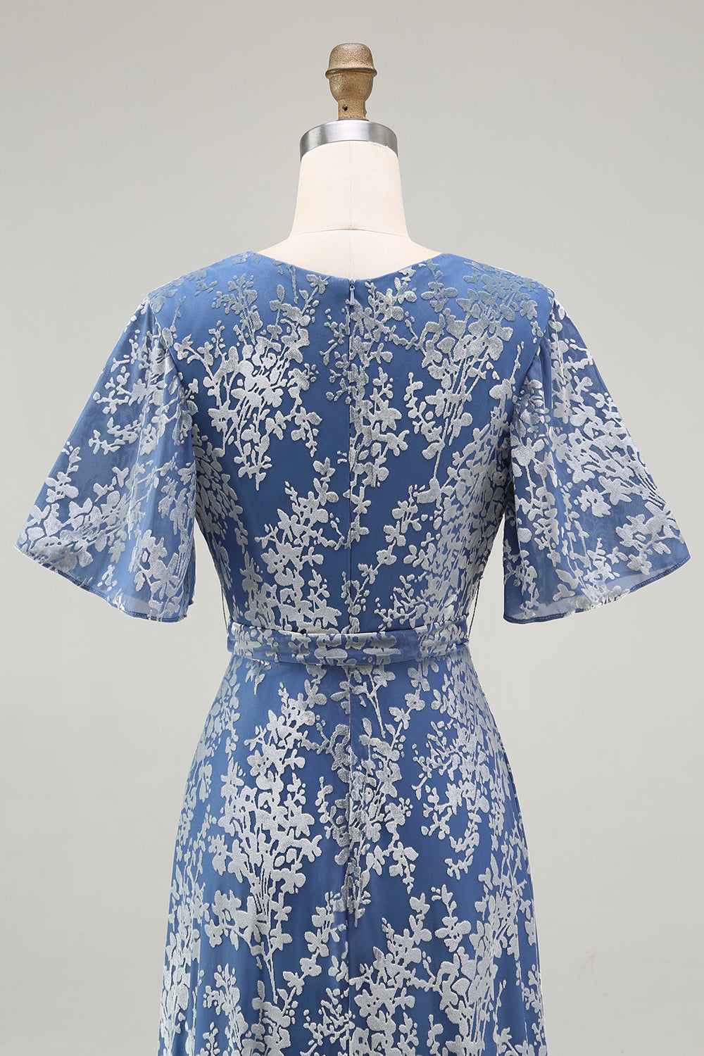 Burgundia Aksamitna Sukienki Na Wesele Dla Mamy z Krótki Rękaw