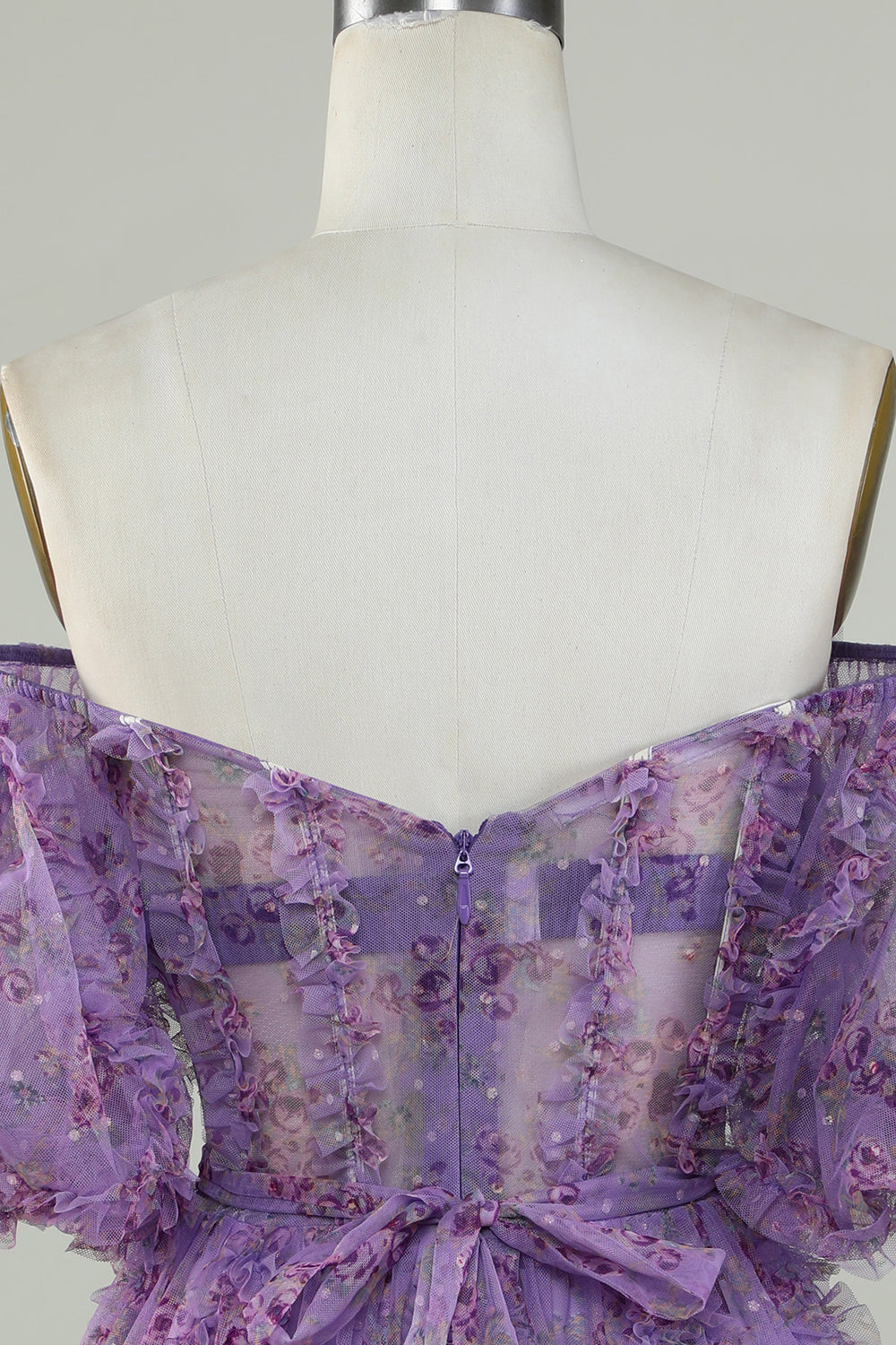 Sukienki Koktajlowe Z Ramion Z Kwiatowym Nadrukiem