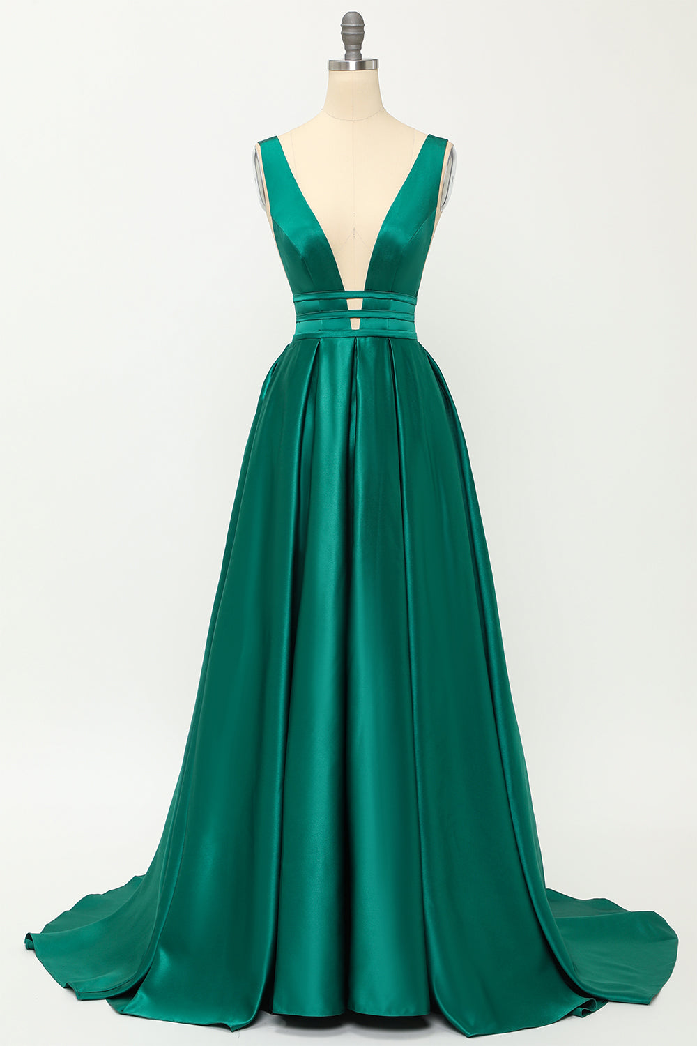 Różaniec Satyna Długa Sukienka Na Studniówkę