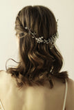 Rhinestone Kwiat Tiara Ślubna