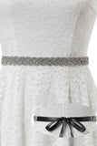 Kobiety Stretchy Vintage Dress Belt Elastyczna talia Cinch Belt