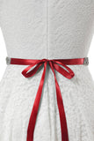 Kobiety Stretchy Vintage Dress Belt Elastyczna talia Cinch Belt